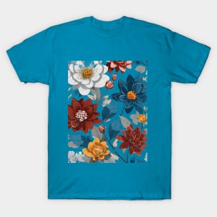 flower pattern T-Shirt